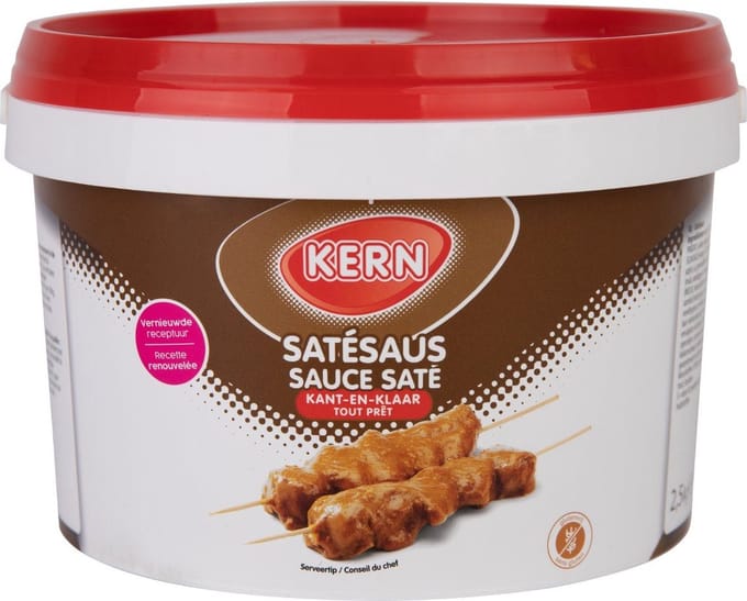 Kern Satésaus kant en klaar - Emmer 2,5 kilogram