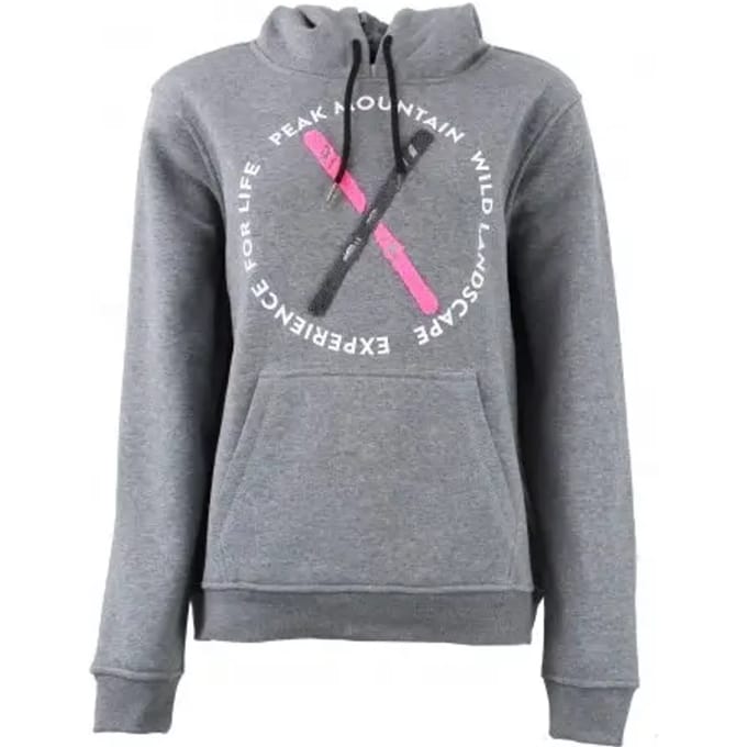 Dames fleece sweater met capuchon Peak Mountain Aconor