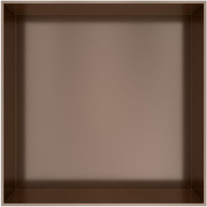 Hotbath &More Inbouwnis - 30 x 30 x 10 cm - Frameless - Tuscan Bronze