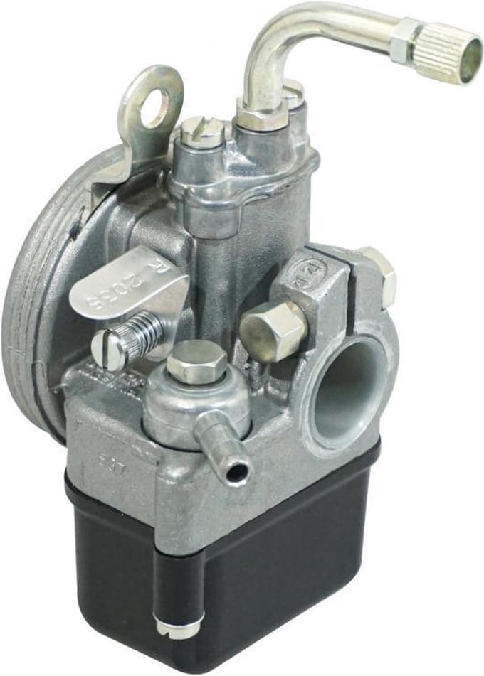 dellorto sha 12-12 carburateur voor bromfiets ref 2035 hendel choke