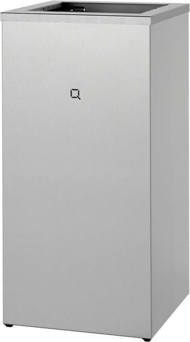 Qbic-Line RVS afvalbak open 9 liter 30 liter  85 litre