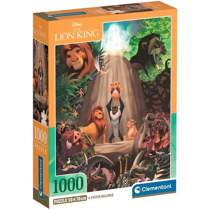 Clementoni HQC Disney The Lion King Jigsaw Puzzle 1000 pieces 2D Puzzels