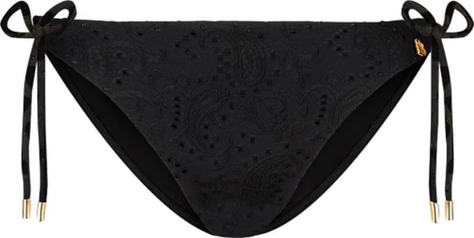 Beachlife Black Embroidery Dames Bikinibroekje - Maat 38