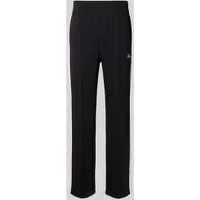 Regular fit sweatpants met labelprint