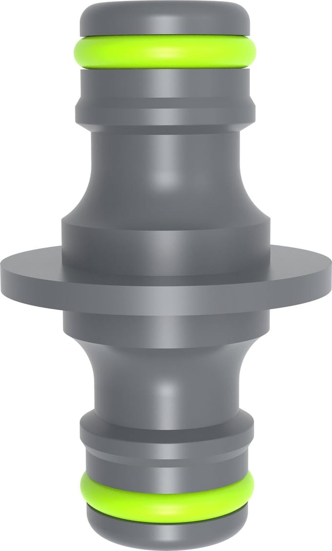 Stalco Garden - Dubbele Nippelkoppeling - ABS Kunststof - UNI FIT Systeem