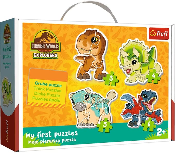 Trefl puzzelset baby classic - schattige dinosaurussen Jurassic World.