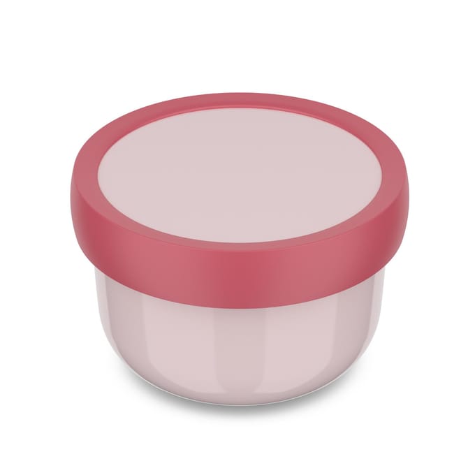 Mepal Fruitbox Campus - 300 ml - Inclusief fruitvorkje - Sluit goed af - Snackdoosje - Cool pink
