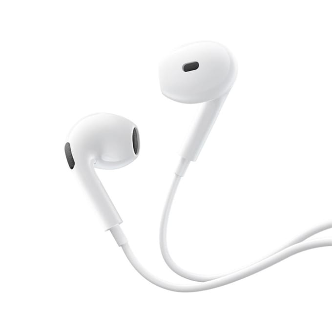 Baseus Encok CZ19 Serie - USB-C Bedrade Oordopjes - Puur Geluid - Wit