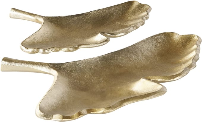 PALENQUE - Decoratieve schaal - Goud - Aluminium