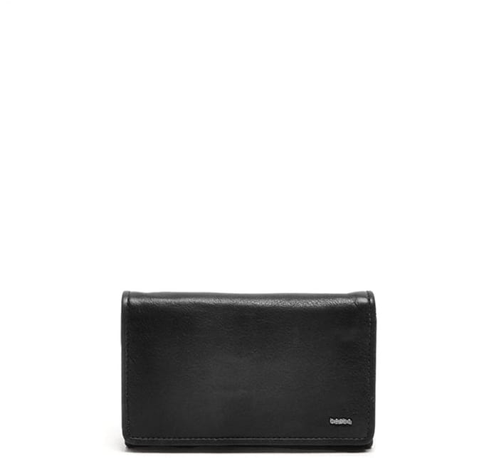 Berba | Lucca | Damesportemonnee | 6 pasjes | RFID | Zwart | Leer