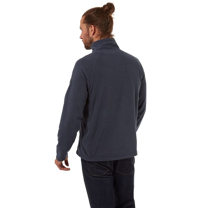 Craghoppers Heren Corey VI Half Zip Fleece Top (Marine Marl)