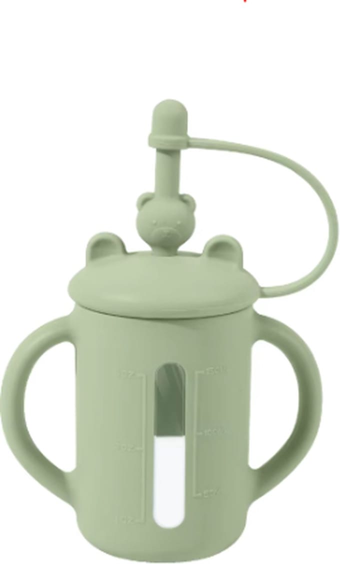 Rietjesbeker - Drinkerbeker - Antilek beker - Sippy cup - Baby - Peuter - 150ML - Groen