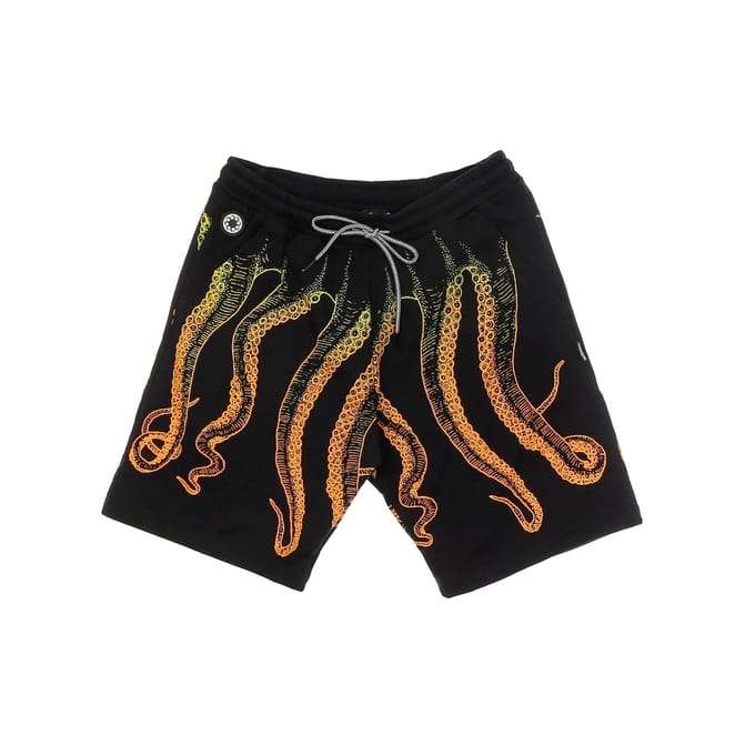 Korte heren trainingsbroek Gradient sweatshort zwart
