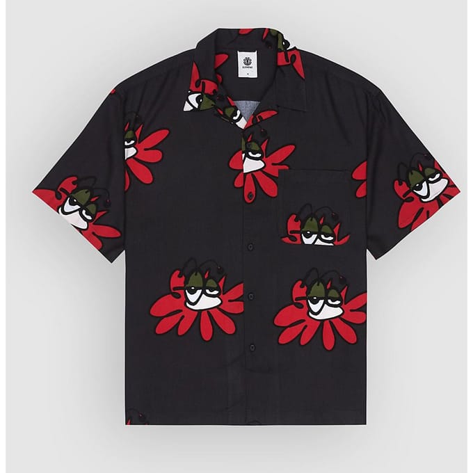 Element Relax Resort Shirt zwart