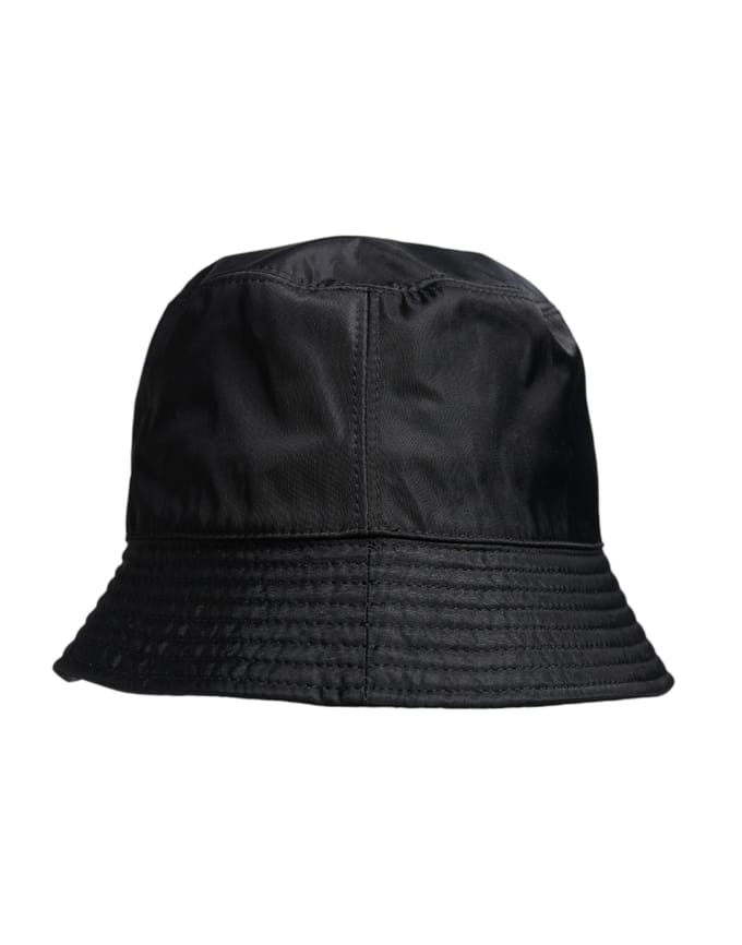 Dolce & Gabbana Zwarte Katoenen Breedgerande Bucket Hat