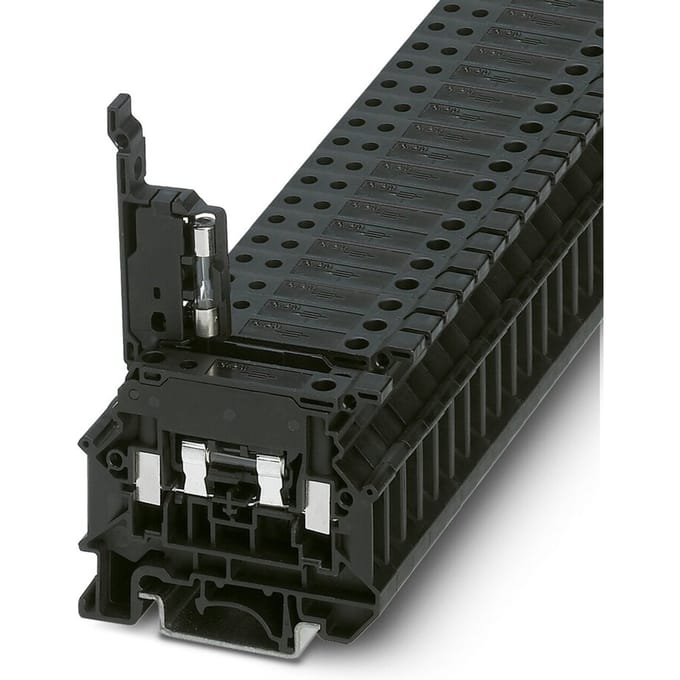 Phoenix Contact 3000539 Zekering-serieklem 8.2 mm Schroeven Zwart 50 stuk(s) Piece