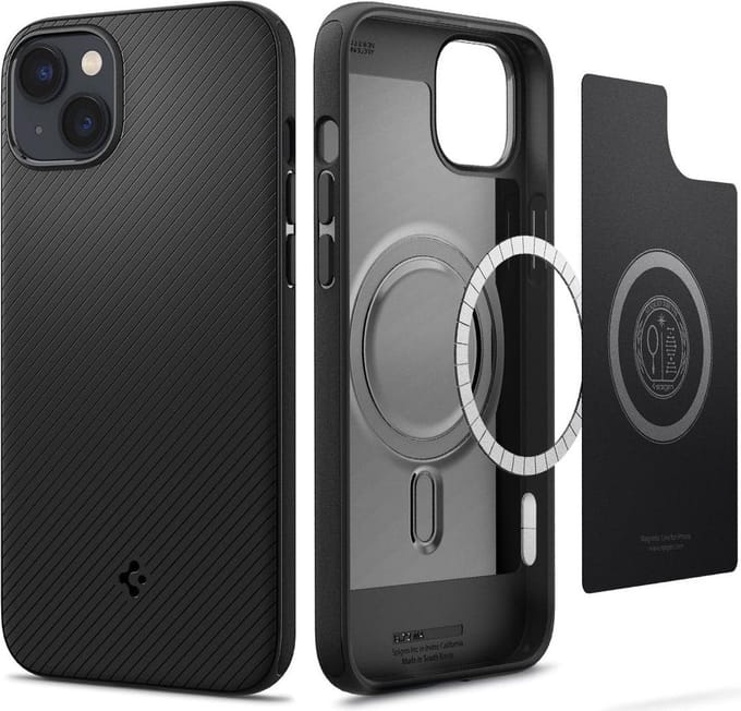 Spigen Core Armor Apple iPhone 14 Plus Hoesje MagSafe Back Cover Zwart