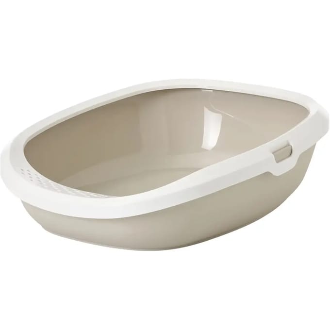 Savic Gizmo Kattenbak - Mokka/Wit - 52 x 39.5 x 15 cm