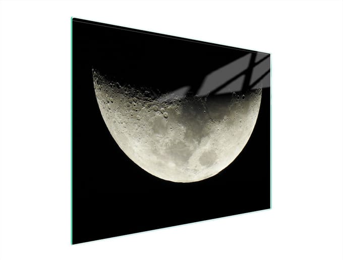 TMK ArtDeko - Snijplank - Glas - 52x40 cm - Maansmotief