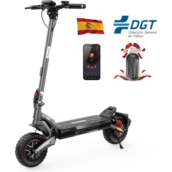 iScooter Patinete Eléctrico iX7Pro Certificado VMP para España