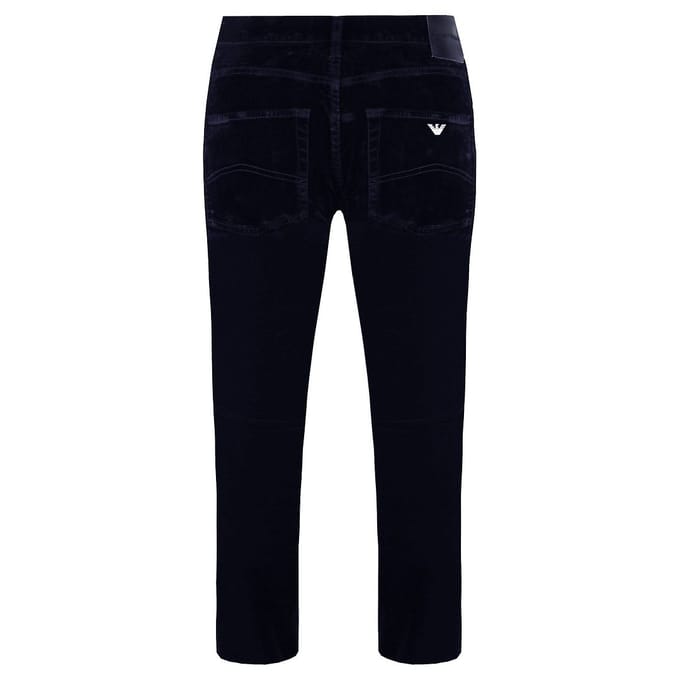 Emporio Armani J85 Regular Fit Velvet Dames Broek