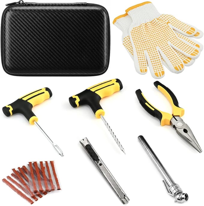 Solidchoice - 9-Delige Banden Reparatie Kit