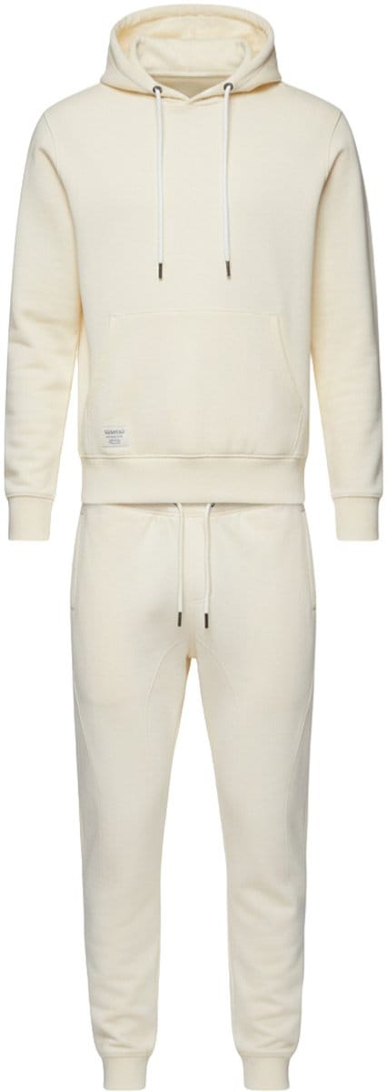 OMBRE Set - Katoen - Lange Mouw - Effen Crème L