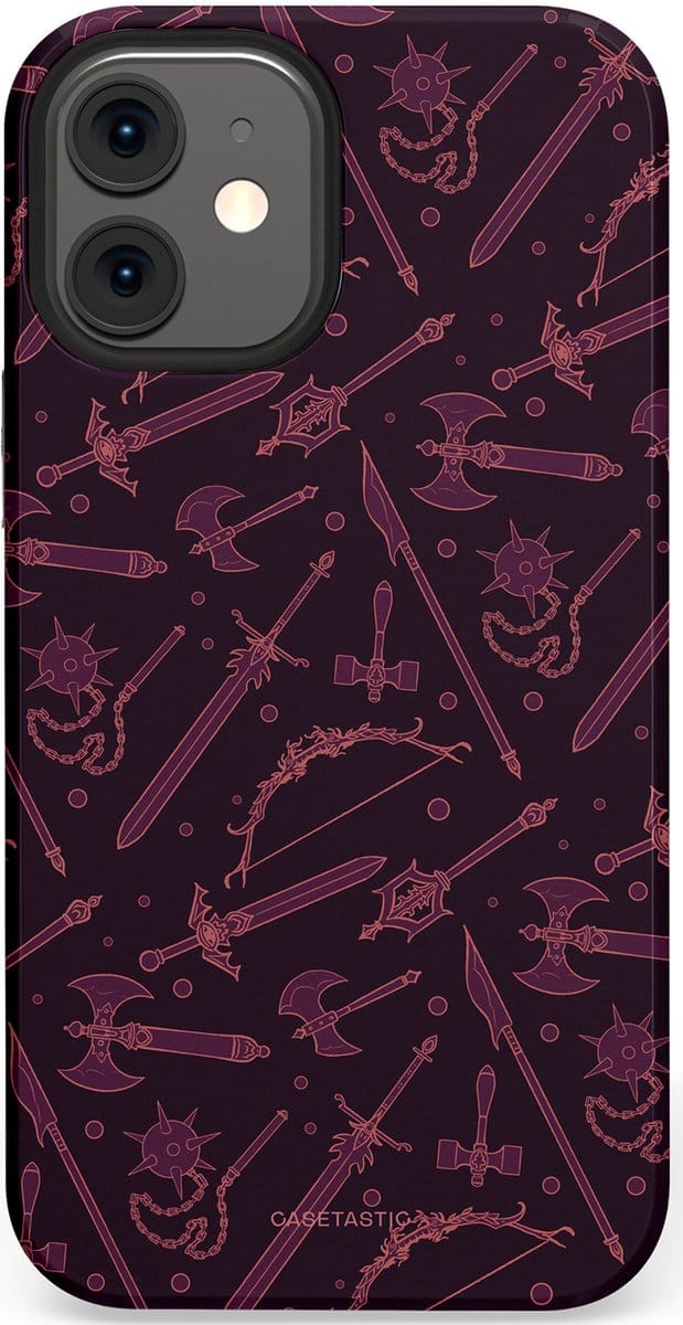 Casetastic hoesje geschikt voor Apple iPhone 12 Mini - Dubbellaagse bescherming - Morgenster - Fashion Case - Donkerblauw Donkergrijs