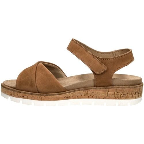 SUB55 Comfort Collection Mia 01 Sandalen Plat - Cognac - Maat 40