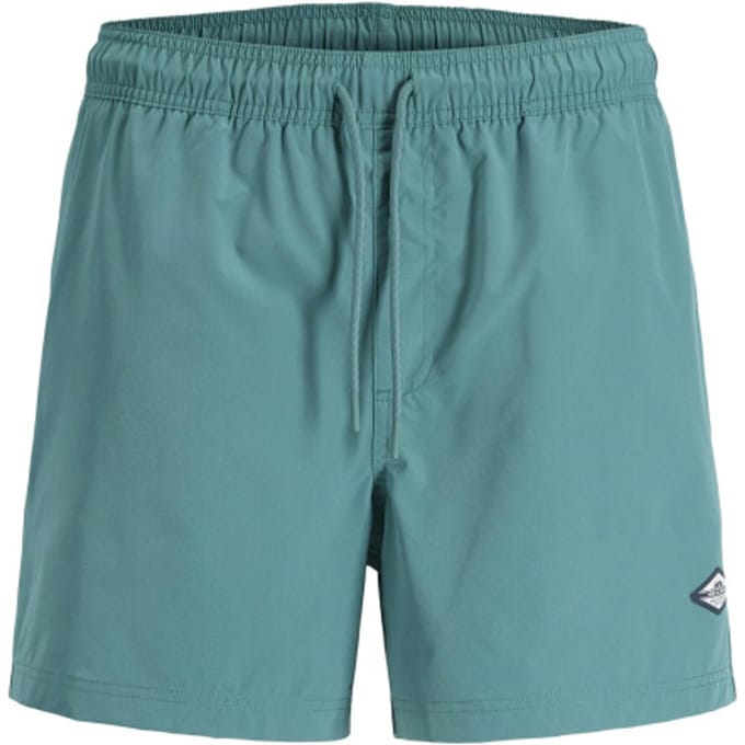 JACK & JONES Maui Tropic Solid Swim Shorts Reg regular fit - heren zwembroek - Colonial Blue (colonial blue)