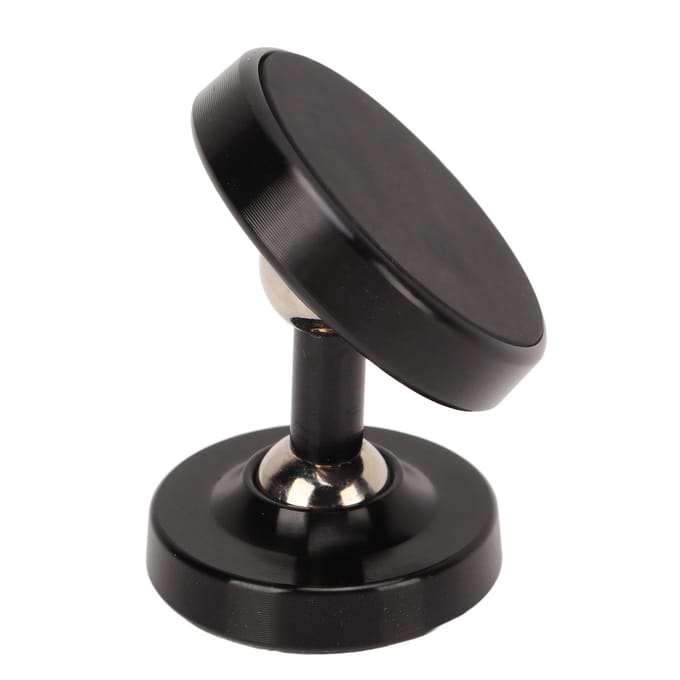 Dashboard Magnetische Telefoonhouder Aluminiumlegering Mobiele Telefoon Bevestigingsbeugel Houder black