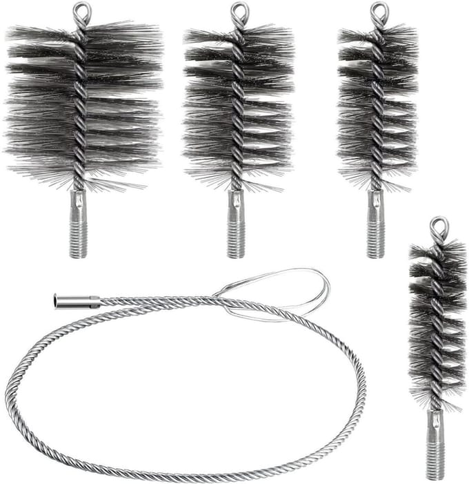 CLVP® Schoorsteenveegset - Schoorsteenveger - Schoorsteenborstel 150mm