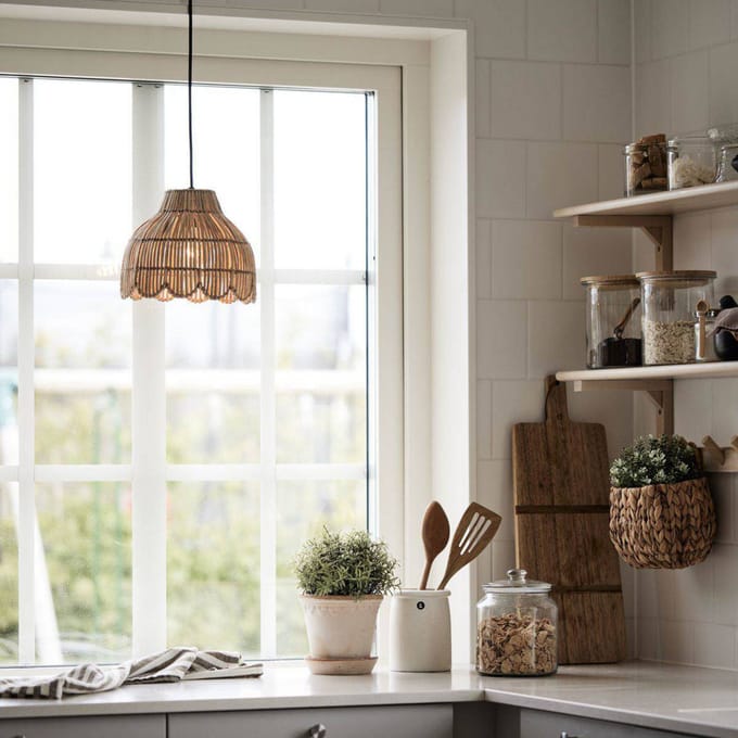 PR Home Hanglamp Pia van natuurlijke vezels