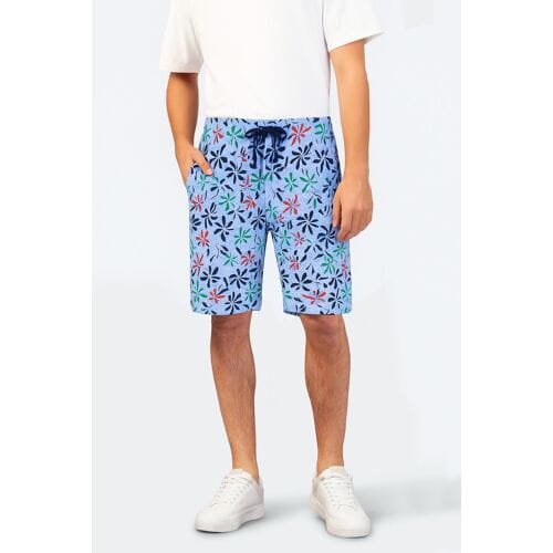 Hajo heren pyjamashort palm Blauw man 52