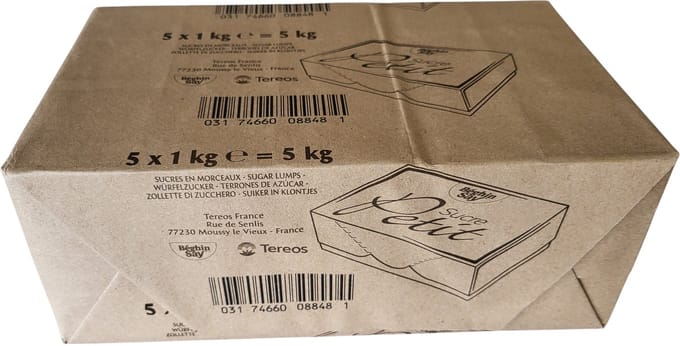 Suikerklontjes 5 dozen x 1 kg - 252 suikerklontjes per doos