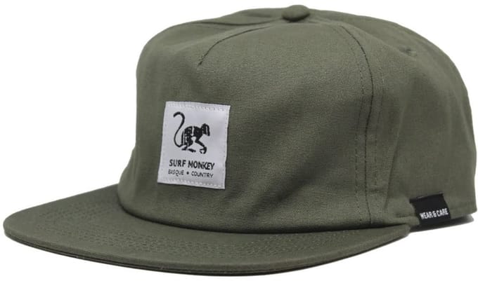 5-panel pet voor heren/dames - 100% biologisch katoen - One size (groen)