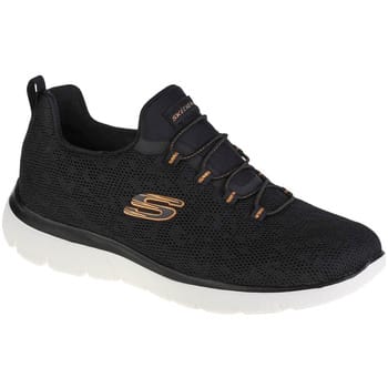 Skechers Skechers Summit Leopard Spot Sneakers zwart