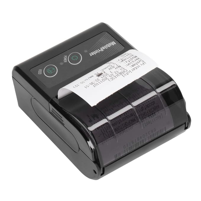 Bluetooth Bonprinter Smartphonebediening 200dpi Thermische Labelprinter Bonnenprinter met 1