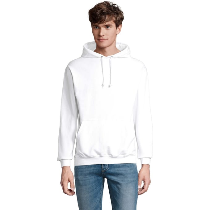 SOLS Unisex Condor Hoodie voor volwassenen (Wit)