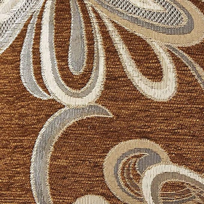 Kussenhoes Chenille Bruin 45,5 x 45,5 cm - Duurzaam Polyester