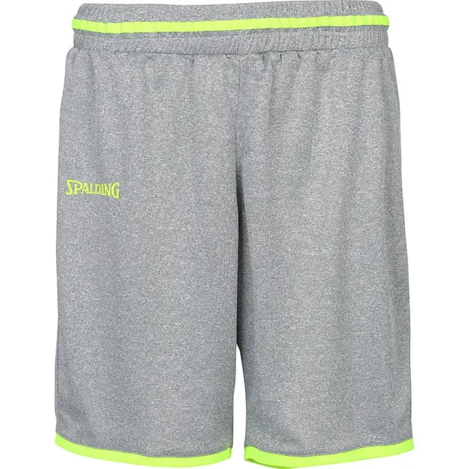 Move Short Dames Donkergrijs Melange/Fluo Geel