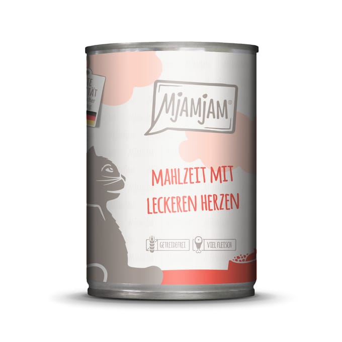 6x400g MjAMjAM Harten Kattenvoer Nat