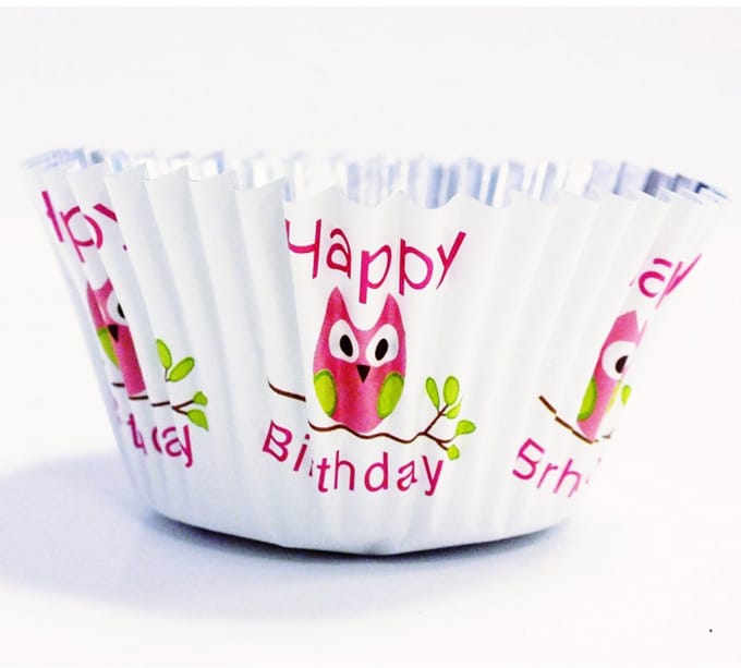 PME Foil Baking Cups Cute Owls Pk/30