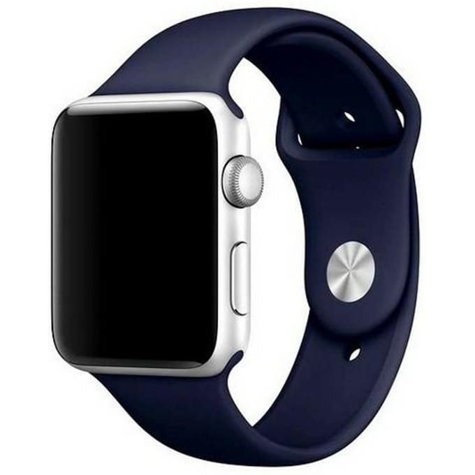 Bracelet en Silicone Mercury Silicon Pour Apple Watch 38/40/ 41 Mm Bleu