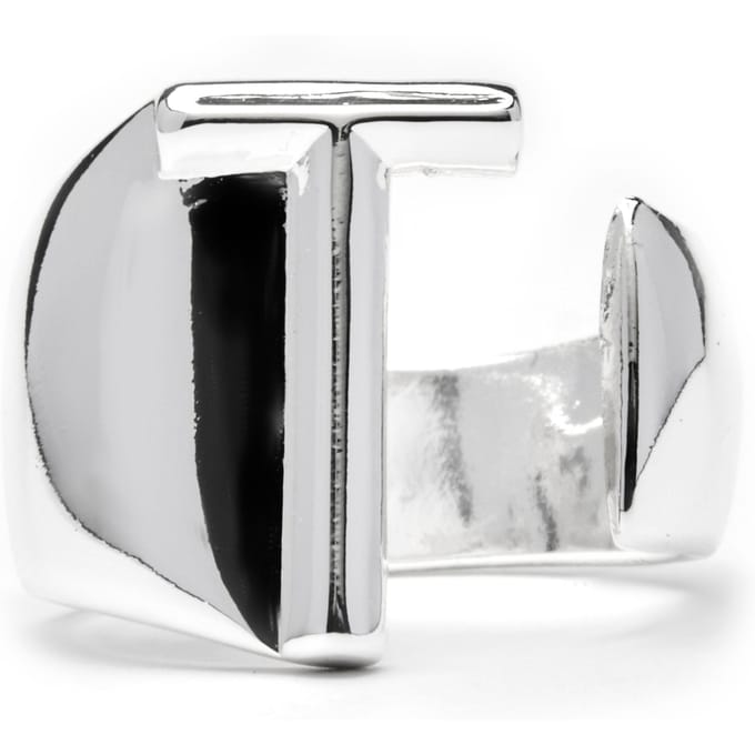 Luxenter Ring met zilveren afwerking - Alphabet
