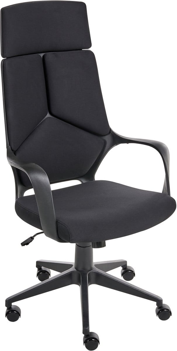 DELIGHT II - Bureaustoel - Zwart - Polyester