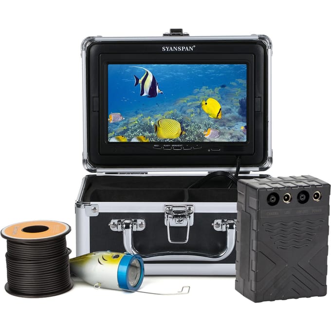 Onderwatervissen Camera Fishfinder met 12 LEDs 7 Inch/9 Inch LCD Display 15 M/30 M/50 M Kabel IP68 7 inch screen x 15M cable gray