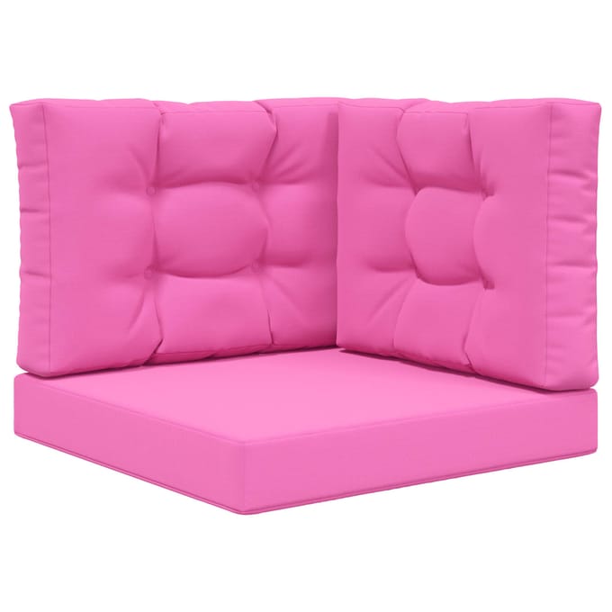 vidaXL - Buitenbankkussen - Polyester - Roze - 60 - x - 60 - cm