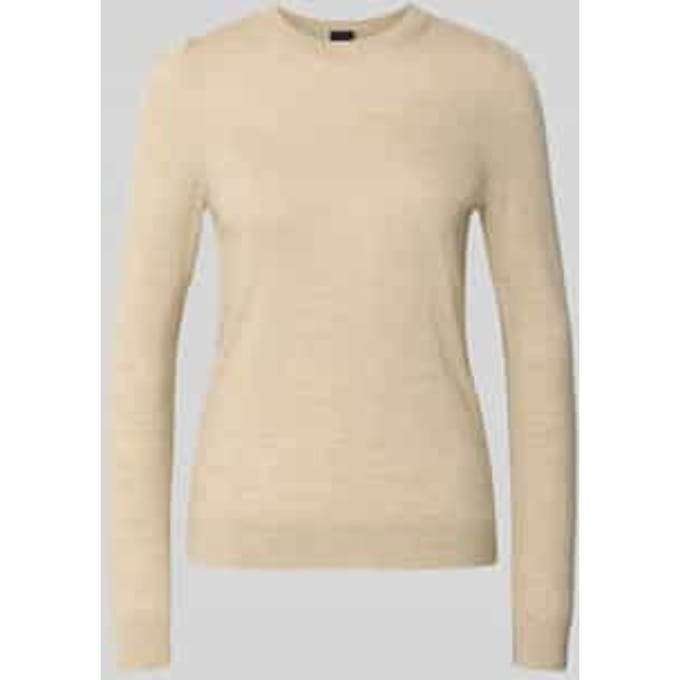 Regular fit gebreide pullover van pure scheerwol, model 'FERPINA'