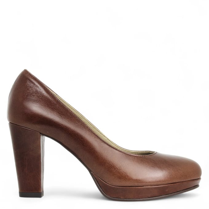Noë Shoes Nadra Pump Coffee